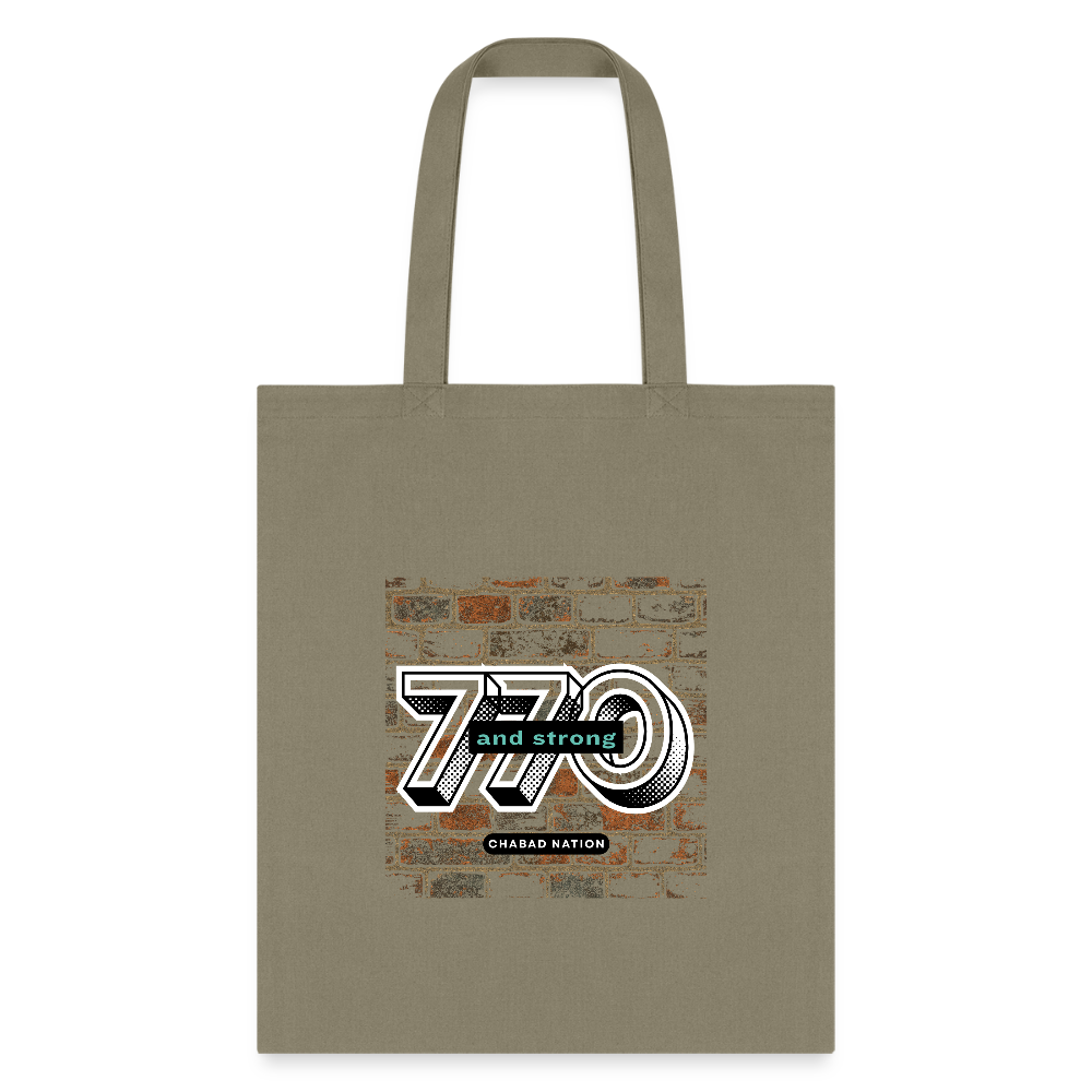 770 And Strong Tote Bag - khaki