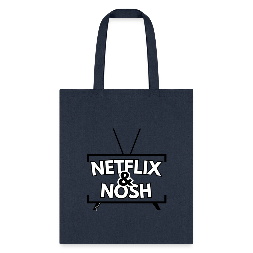 Netflix & Nosh Tote Bag - navy