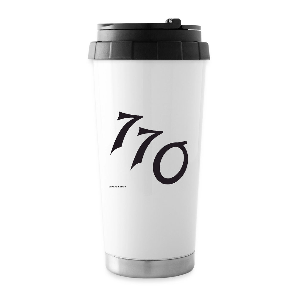 770- 16 oz Travel Mug - white
