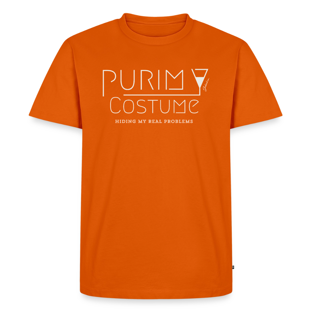 Purim Costume Men's Premium T-Shirt - orange 