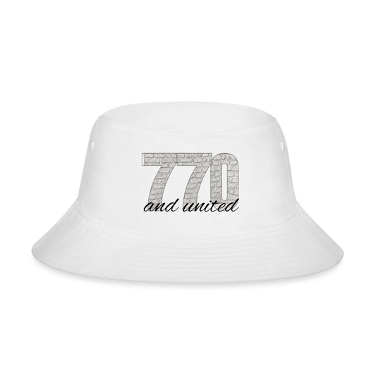 770 And United Bucket Hat - white
