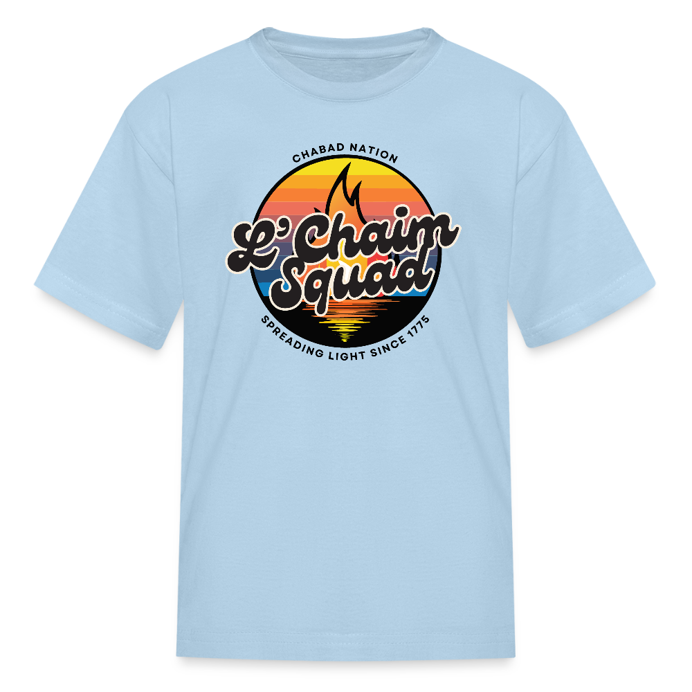 L’Chaim Squad – Spreading Light Kids' T-Shirt - powder blue