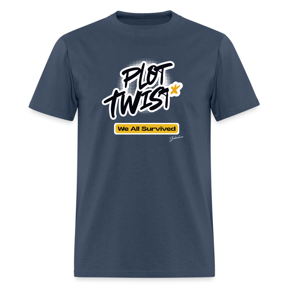 Plot Twist Men's T-Shirt | GILDAN 5000 -  blue dusk
