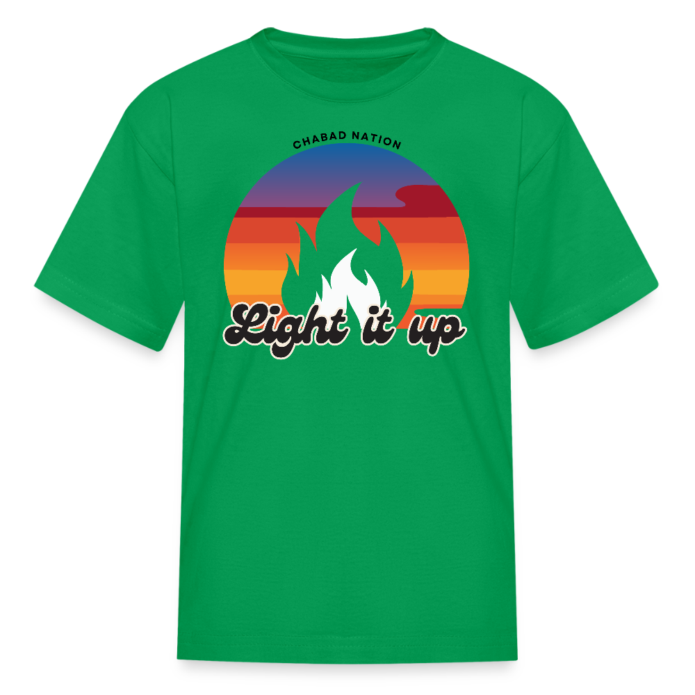 Light It Up Kids' T-Shirt - kelly green