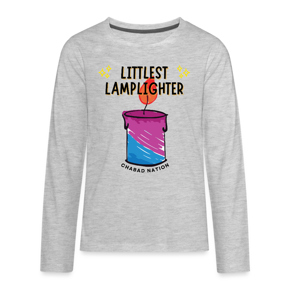 Littlest Lamplighter Kids' Premium Long Sleeve T-Shirt - heather gray