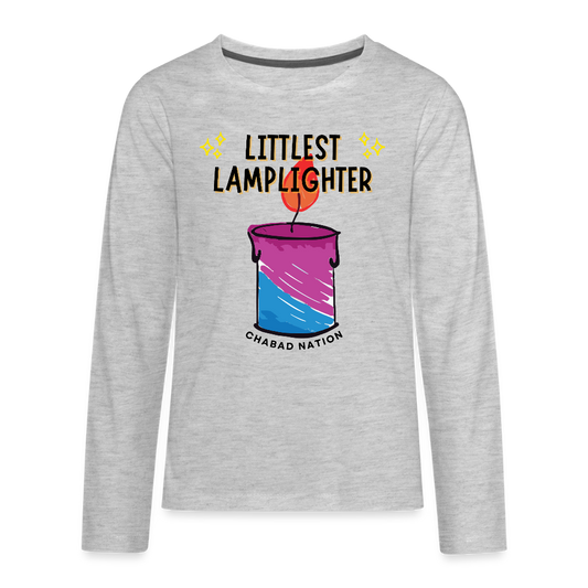 Littlest Lamplighter Kids' Premium Long Sleeve T-Shirt - heather gray