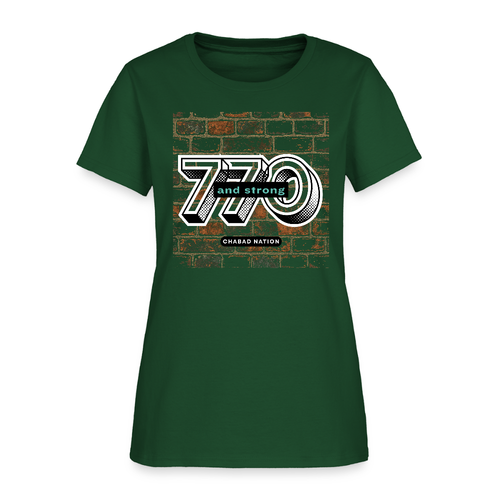 770 And Strong Women's T-Shirt - forest green