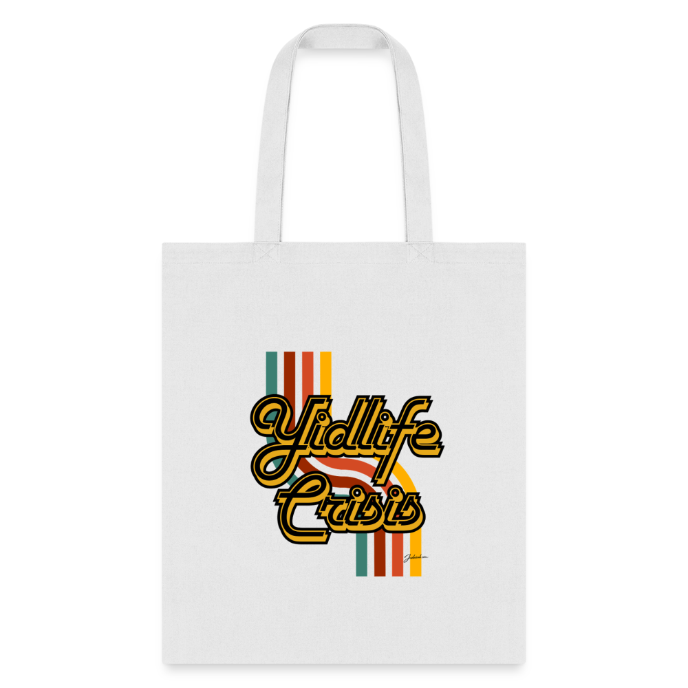 Yidlife Crisis Tote Bag - white