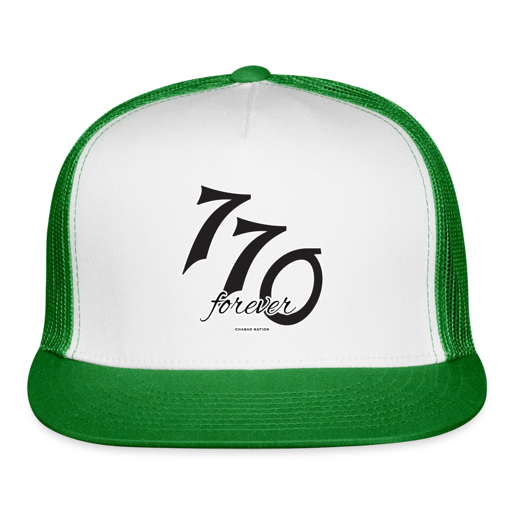 770 Forever Trucker Hat - white/kelly green
