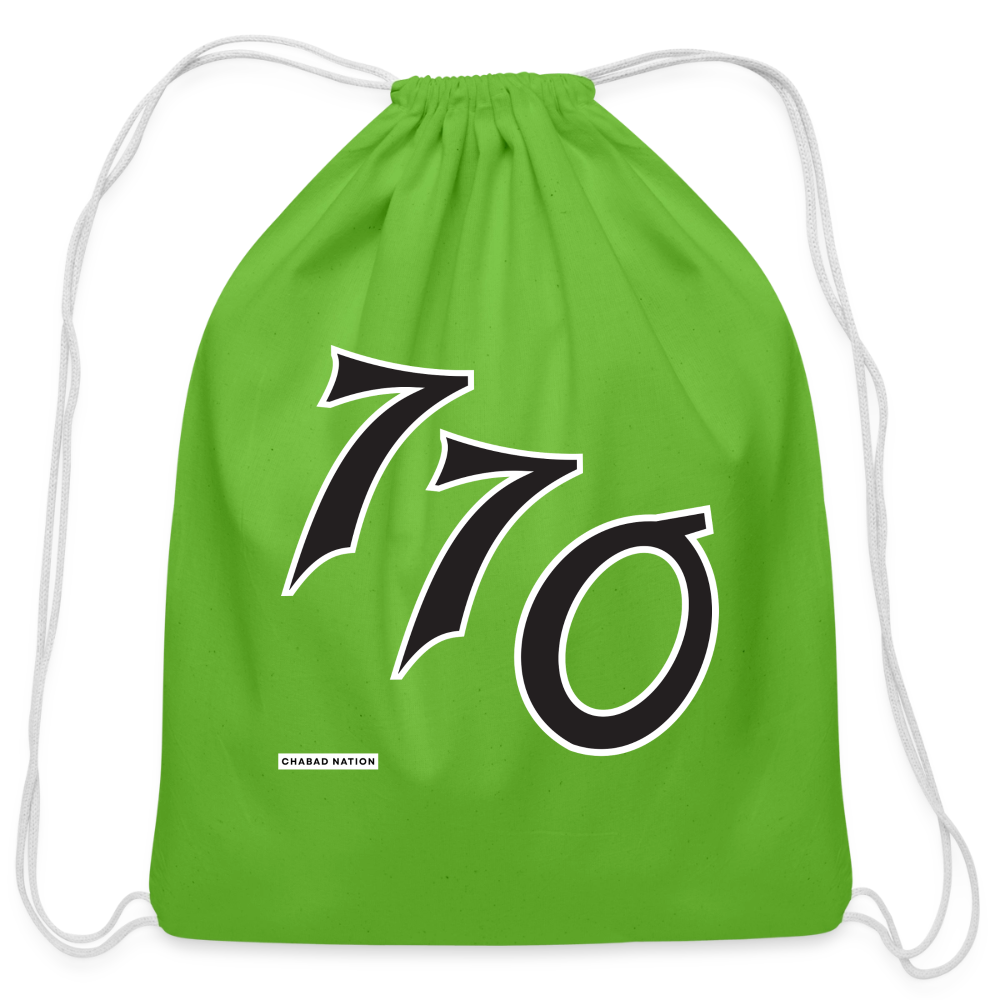 770 Cotton Drawstring Bag - clover