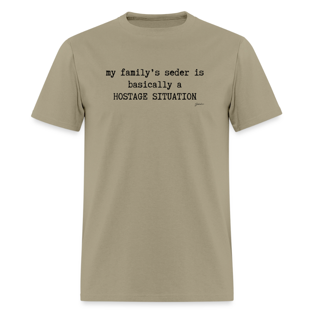 Seder Hostage Men's T-Shirt | GILDAN 5000 - khaki