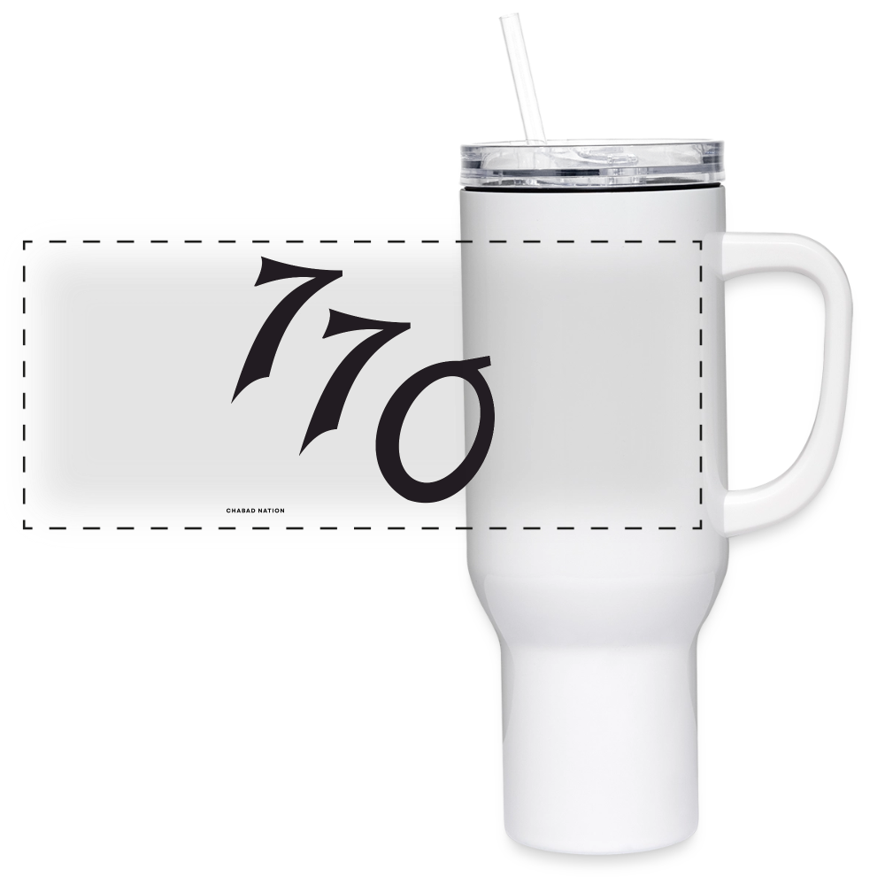 770- 40 oz Travel Tumbler - white