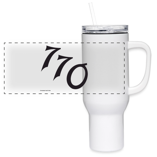 770- 40 oz Travel Tumbler - white