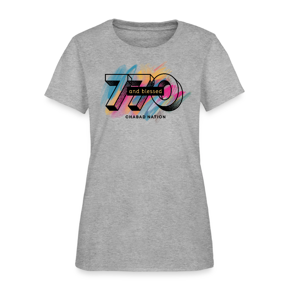 770 And Blessed Women's T-Shirt - heather gray
