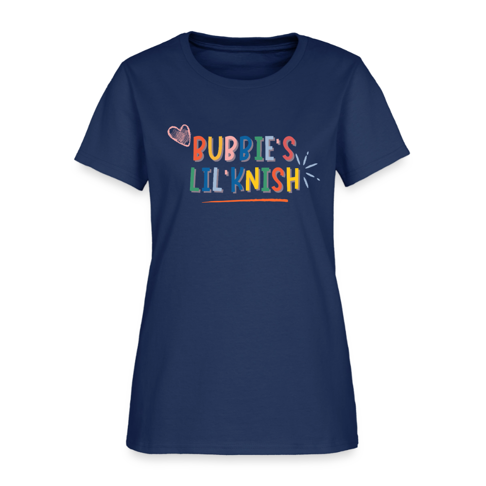 Bubbie's Lil' Knish Women's T-Shirt -  blue dusk