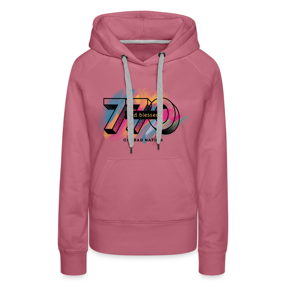 770 And Blessed Women’s Premium Hoodie - mauve