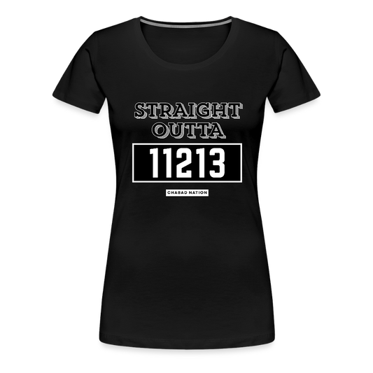 Straight Outta 11213 Women’s Premium T-Shirt - black