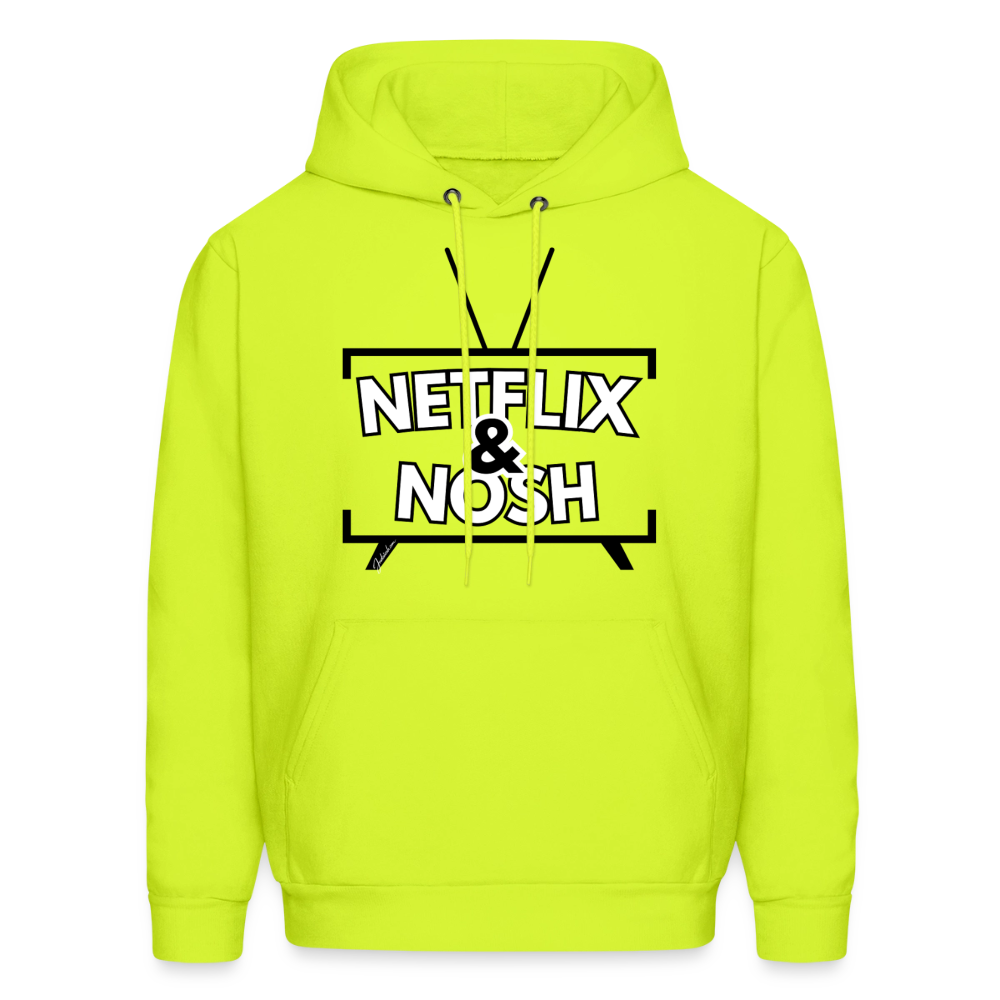 Netflix & Nosh Men's Hoodie - safety green