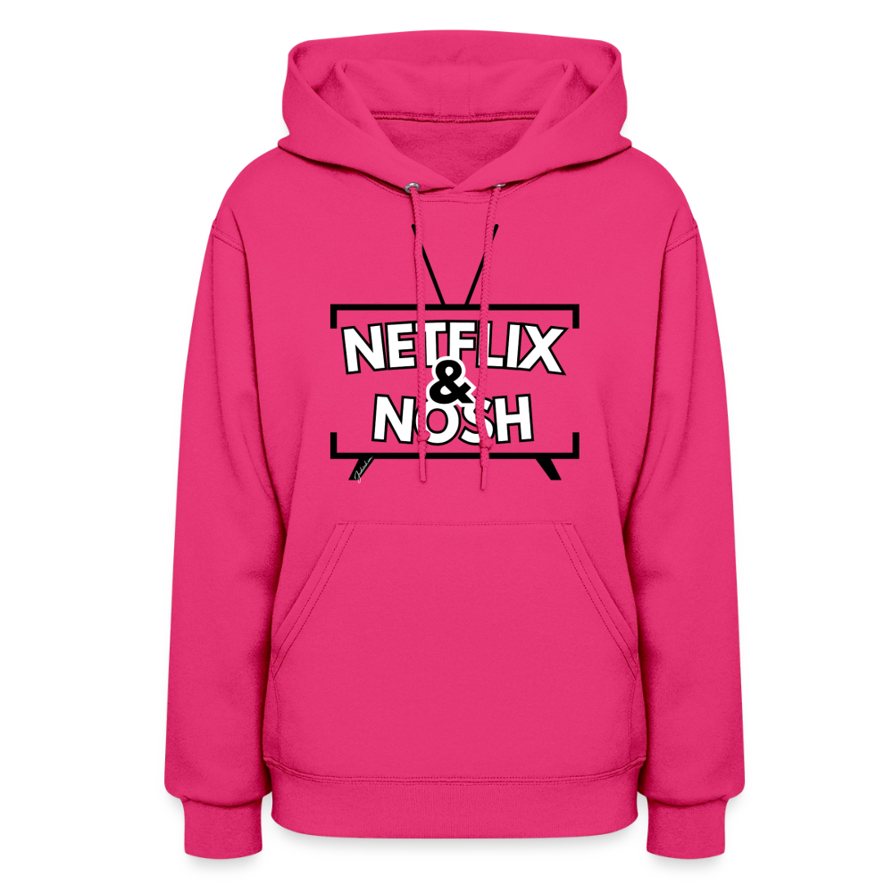 Netflix & Nosh Women's Hoodie - fuchsia