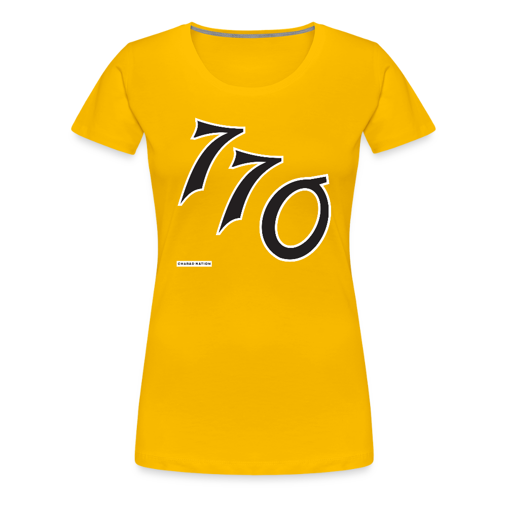 770 Women’s Premium T-Shirt - sun yellow