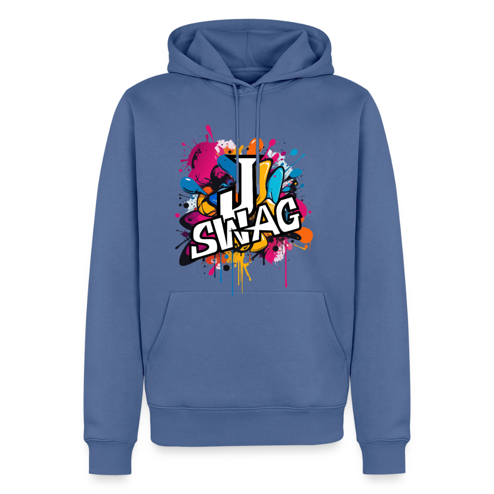 Jswag Logo Men’s Premium Hoodie - stone blue 