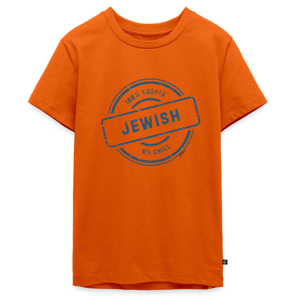 100% Jewish Kids' Premium T-Shirt - orange 