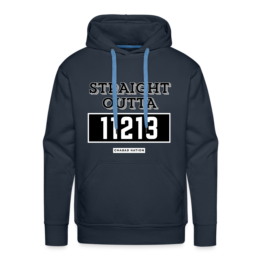 Straight Outta 11213 Men’s Premium Hoodie - navy