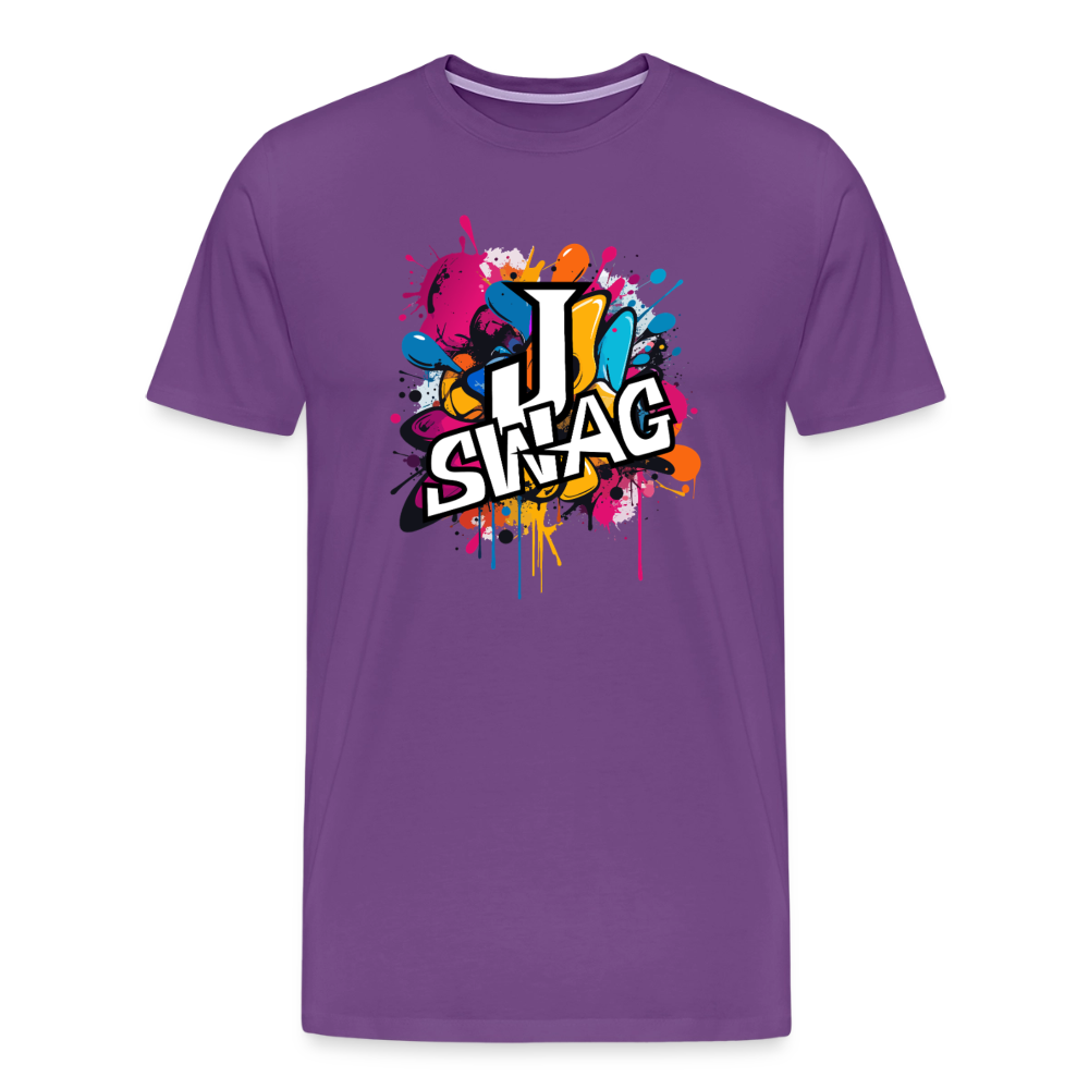 Jswag Logo Men's Premium T-Shirt - purple