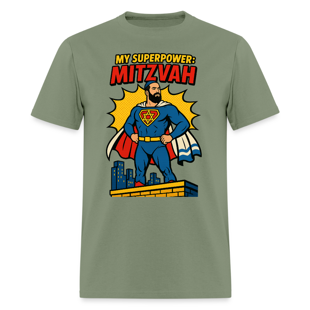 My Superpower: Mitzvah Men's T-Shirt | GILDAN 5000 - military green