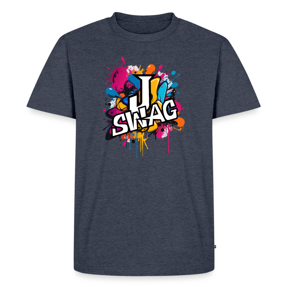 Jswag Logo Men's Premium T-Shirt - heather denim 