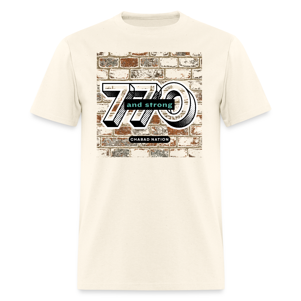 770 And Strong Men's T-Shirt | GILDAN 5000 - sweet cream heather