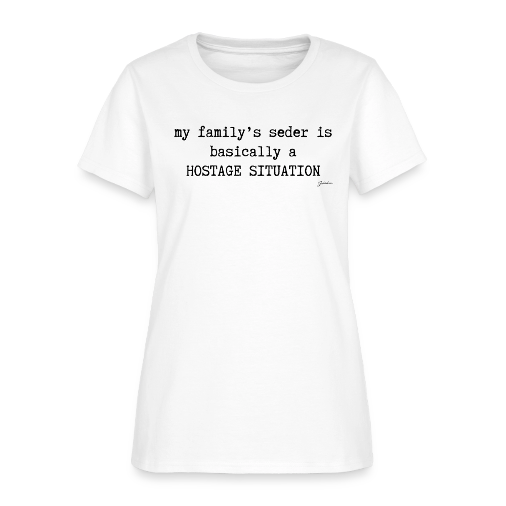 Seder Hostage Women's T-Shirt - white