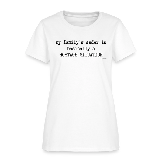 Seder Hostage Women's T-Shirt - white