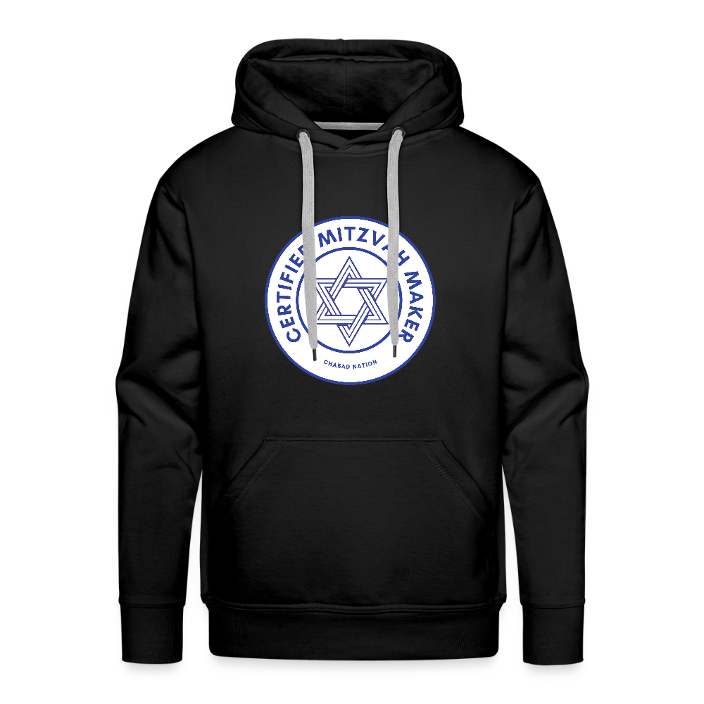 Certified Mitzvah Maker Men’s Premium Hoodie - black