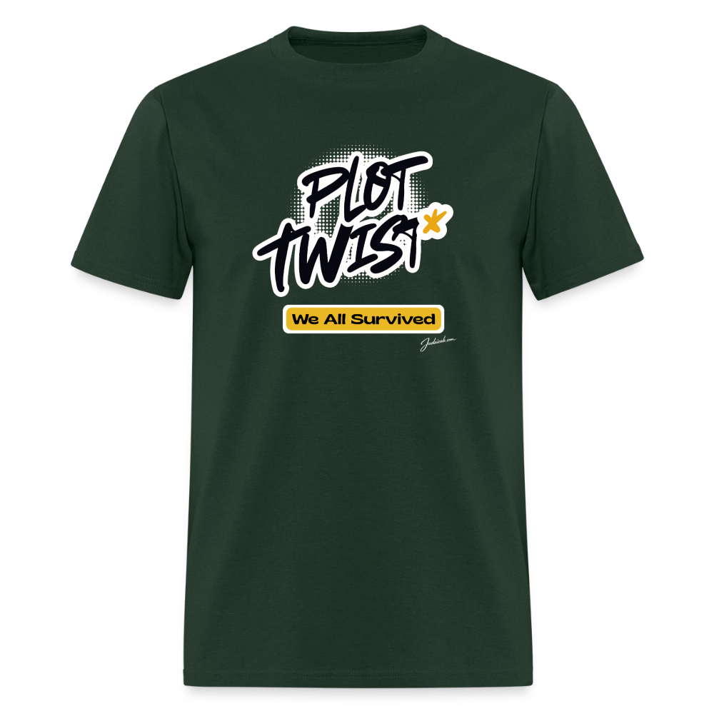 Plot Twist Men's T-Shirt | GILDAN 5000 - forest green