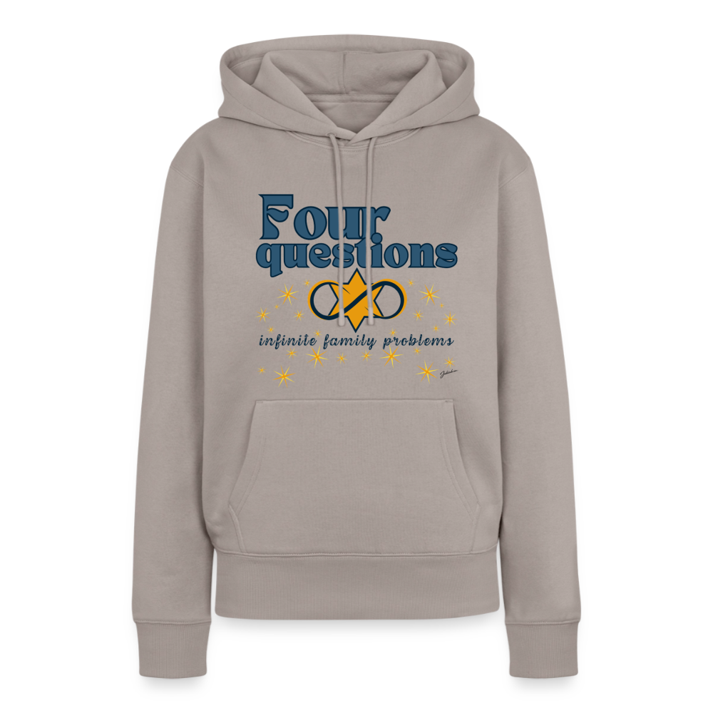 Four Questions Women’s Premium Hoodie - taupe