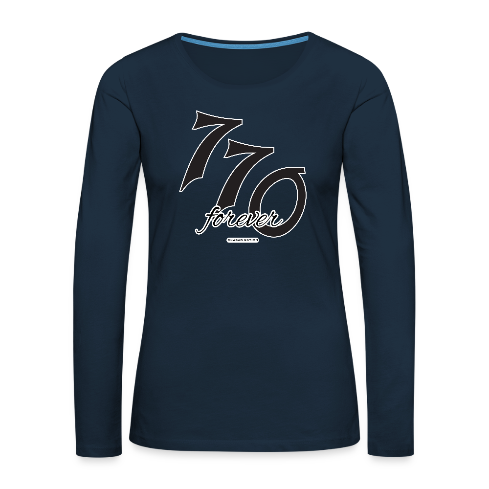 770 Forever Women's Premium Long Sleeve T-Shirt - deep navy