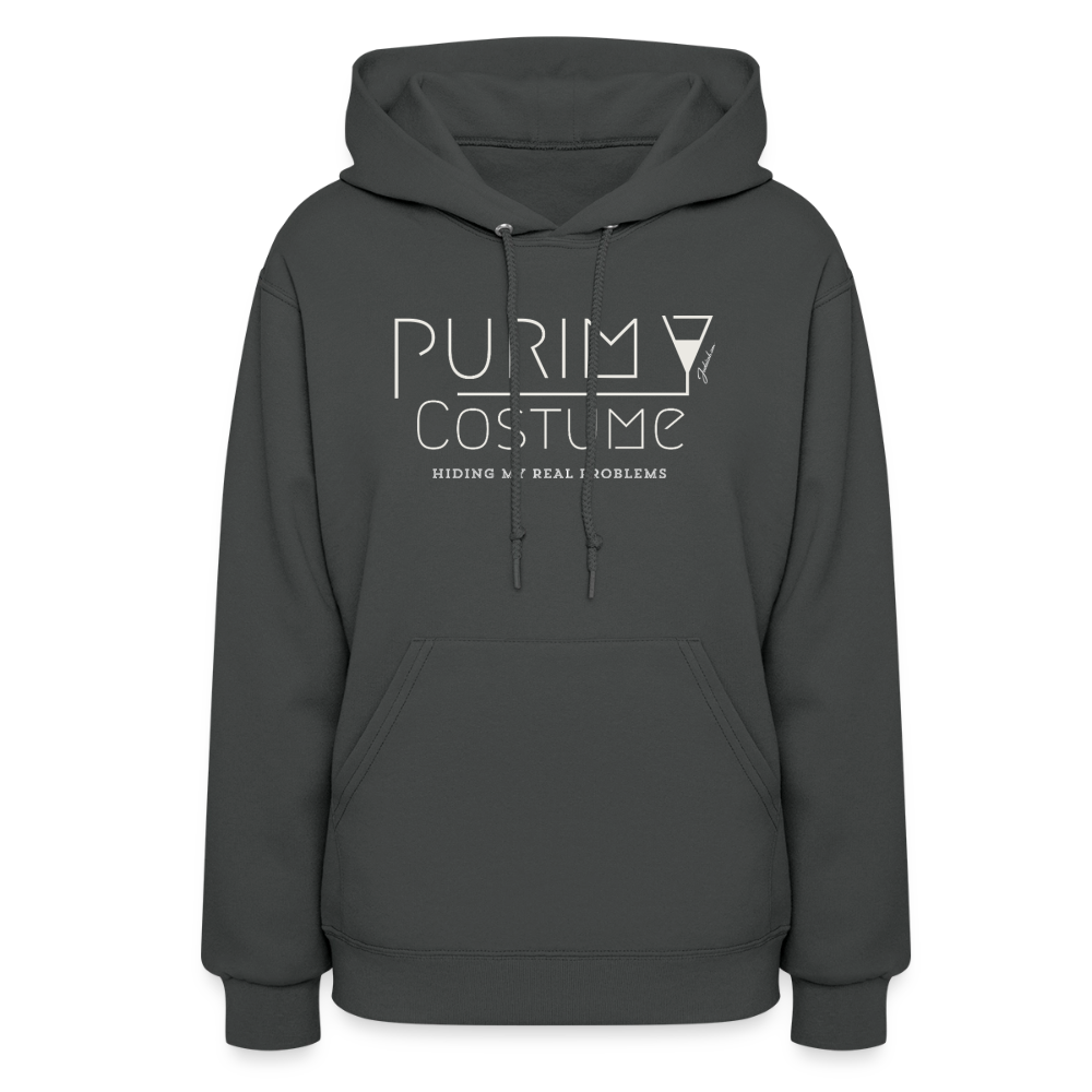 Purim Costume Women's Hoodie - asphalt