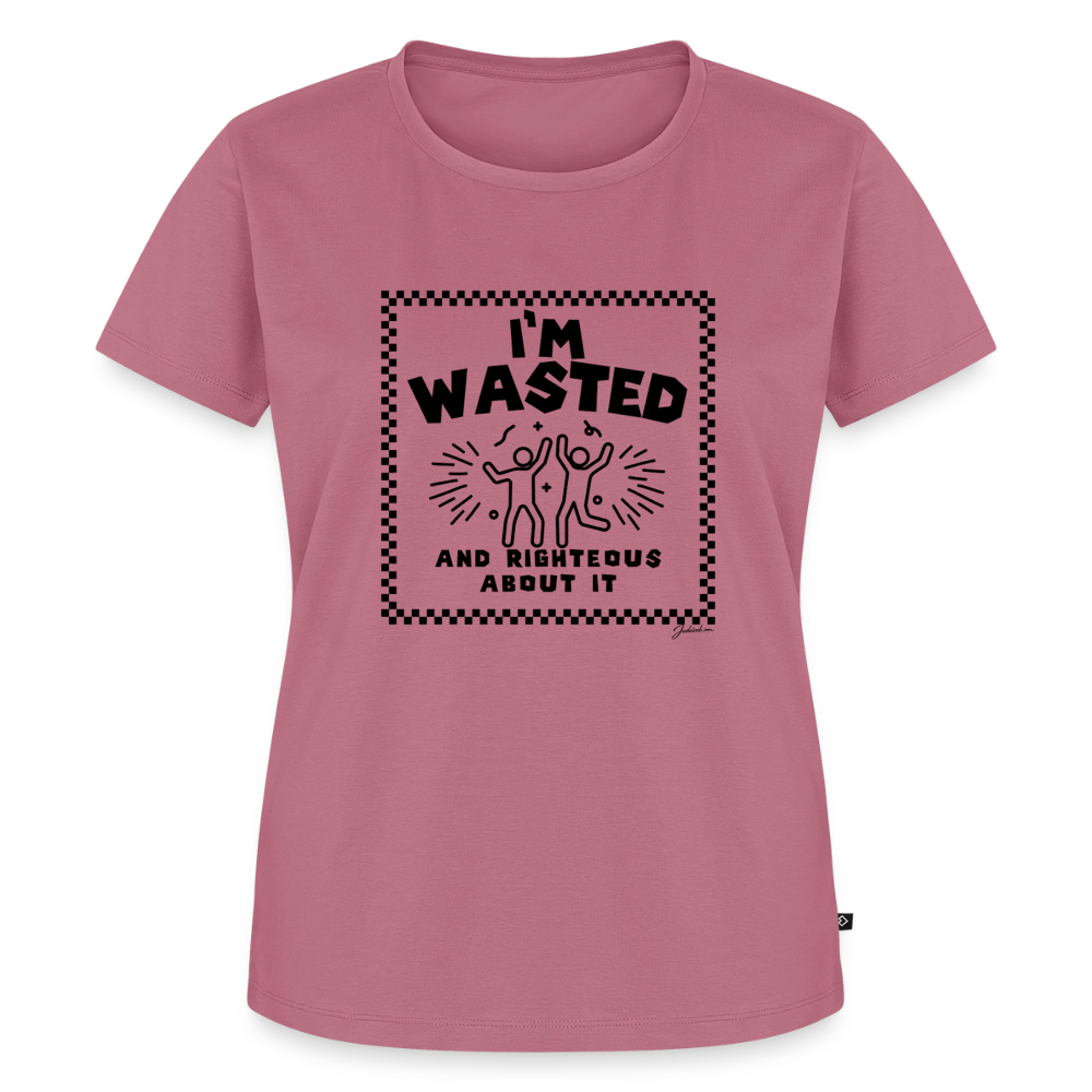 Wasted & Righteous Women’s Premium T-Shirt - mauve
