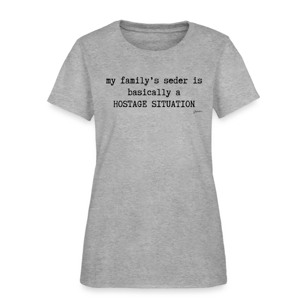 Seder Hostage Women's T-Shirt - heather gray