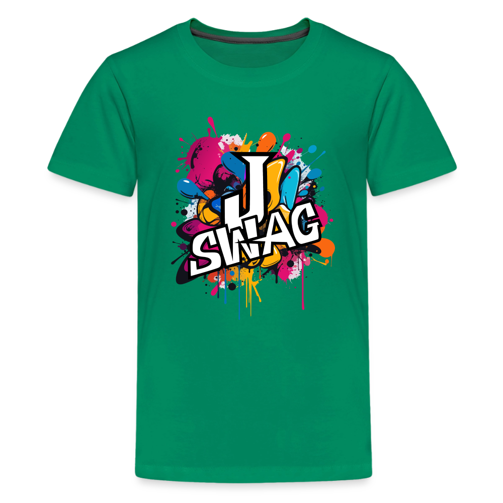 Jswag Logo  Kids' Premium T-Shirt - kelly green