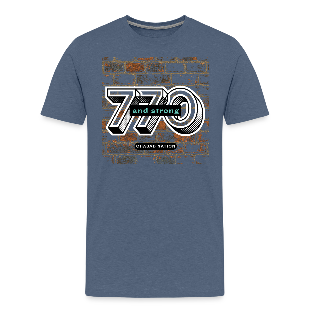 770 And Strong Men's Premium T-Shirt - heather blue