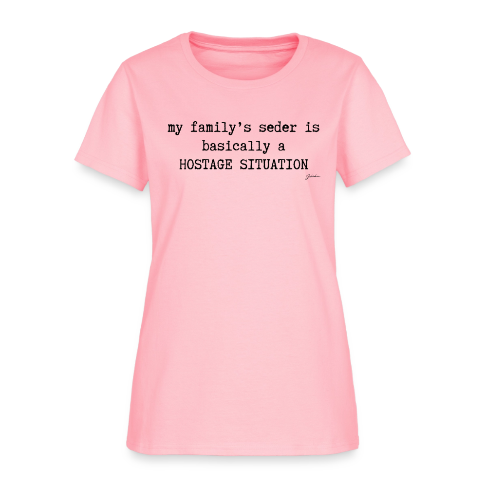 Seder Hostage Women's T-Shirt - pink