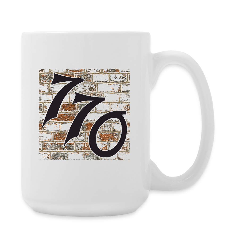 770 Brick Wall Coffee/Tea Mug 15 oz - white