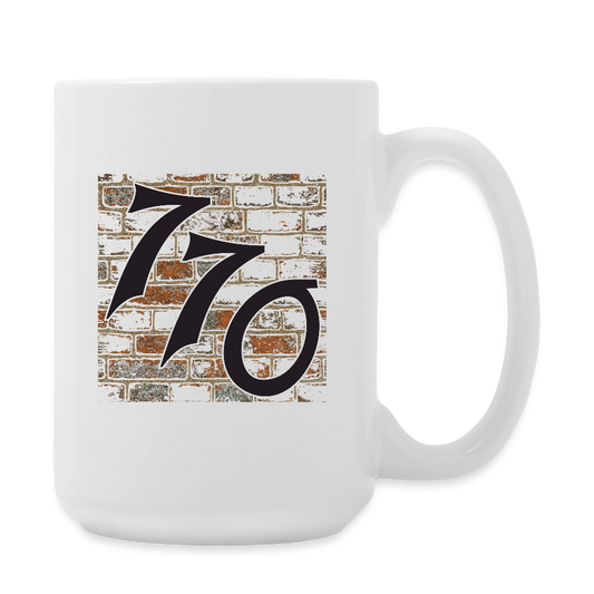770 Brick Wall Coffee/Tea Mug 15 oz - white