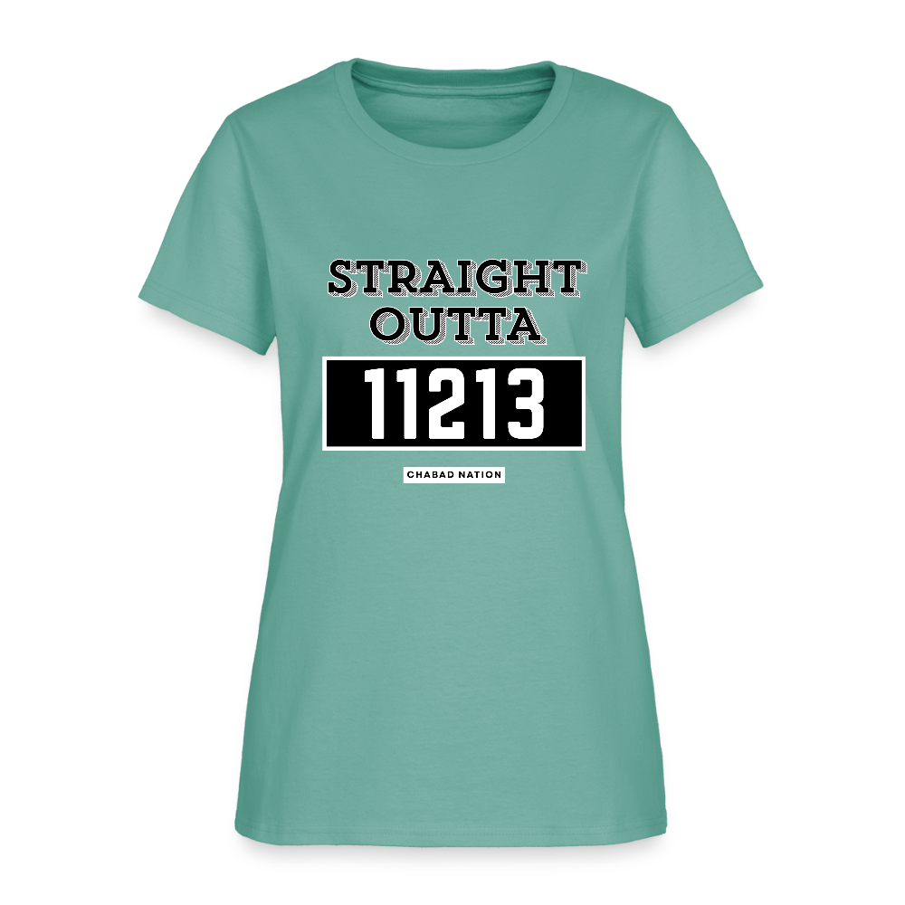 Straight Outta 11213 Women's T-Shirt - aquatic
