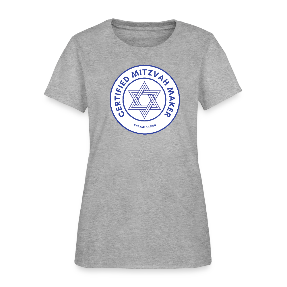 Certified Mitzvah Maker Women's T-Shirt - heather gray