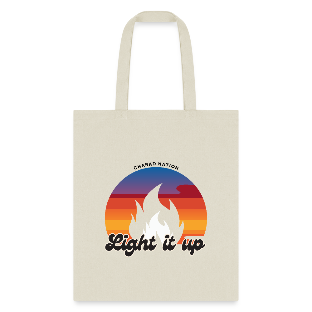 Light It Up Tote Bag - natural