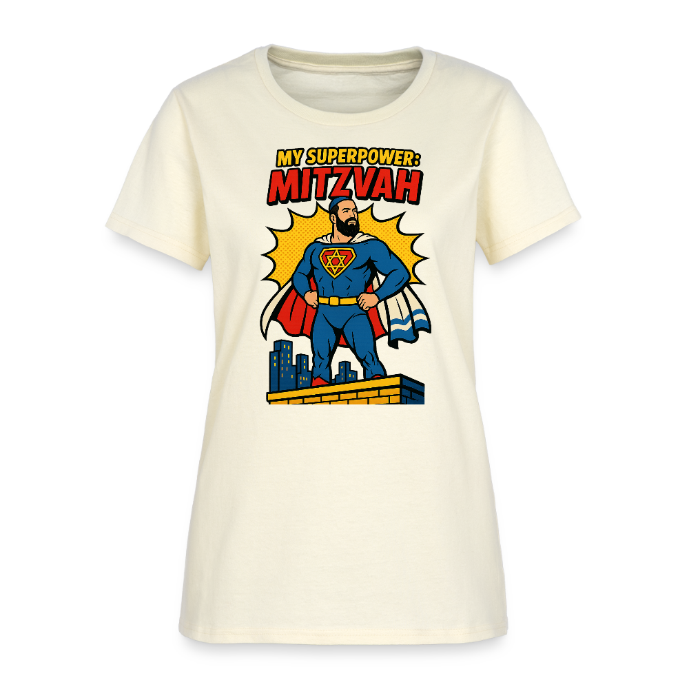 My Superpower: Mitzvah Women's T-Shirt - off white