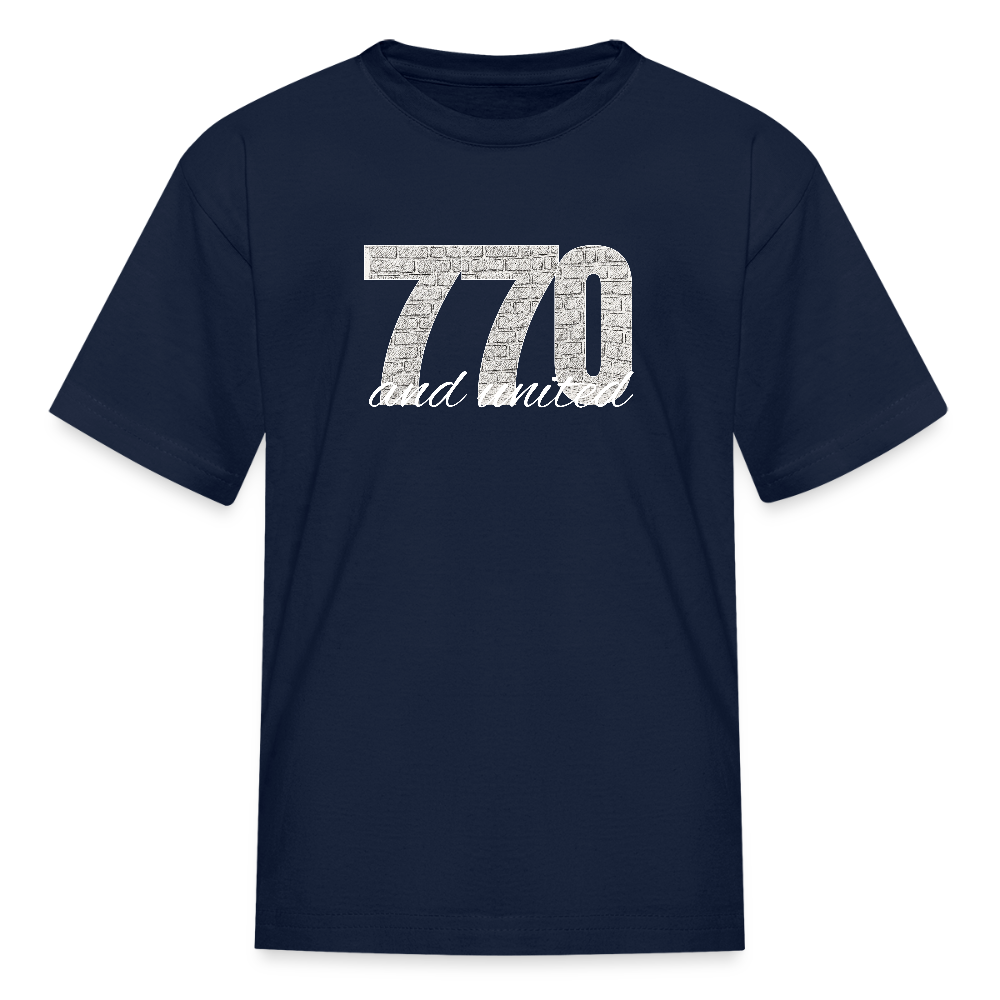 770 And United Light Kids' T-Shirt - navy